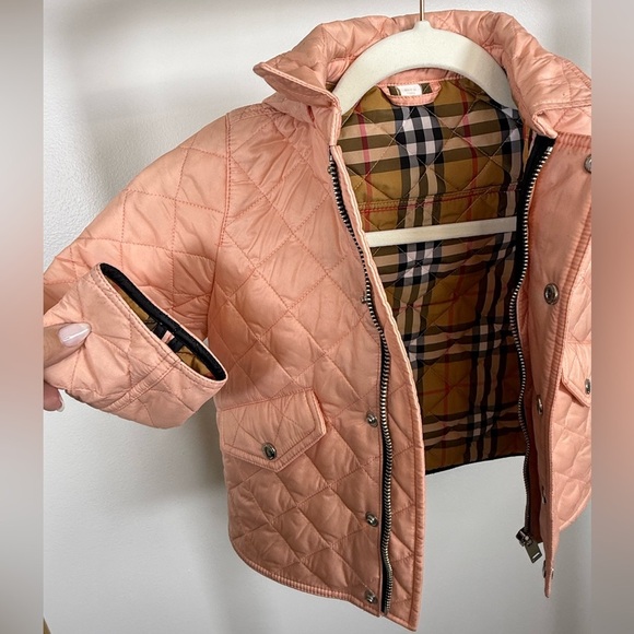 BURBERRY kids SALMON COLOR TODDLER JACKET✨ - Picture 5 of 13